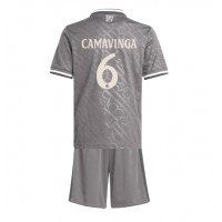 Real Madrid Eduardo Camavinga #6 Replica Third Minikit 2024-25 Short Sleeve (+ pants)